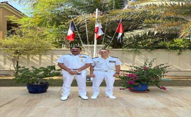 Admiral Dinesh K Tripathi CNS visited the Joint Forces Command of French Forces in UAE ALINDIEN