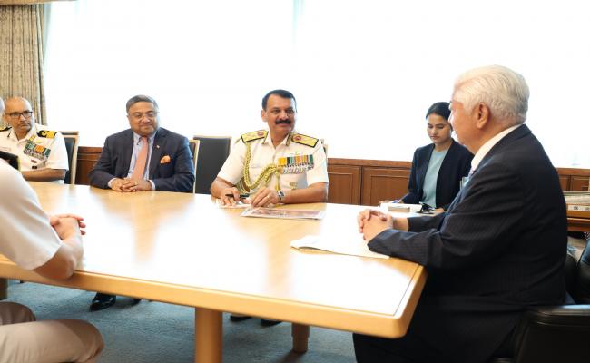 ADMIRAL DINESH K TRIPATHI, CNS,CALLED ON HE MR GEN NAKATANI, HON’BLE DEFENCE MINISTER OF JAPAN