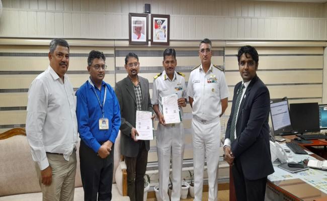 NHQ/DCP Signed a Landmark MoU with Gitam Deemed University, in Esteemed Presence of Rear Admiral Aditya Hara, ACOP(AC)
