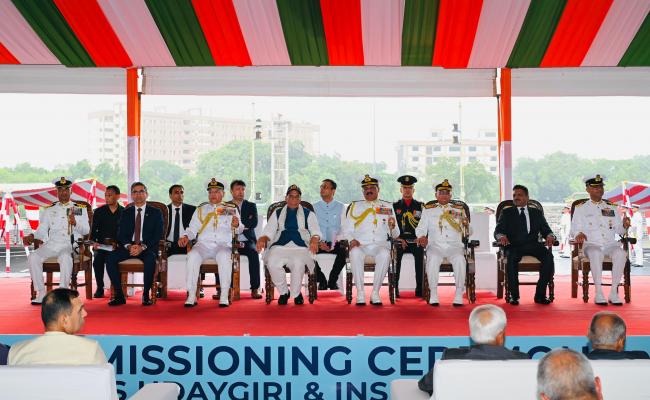 COMMISSIONING OF INS UDAYGIRI AND INS HIMGIRI 