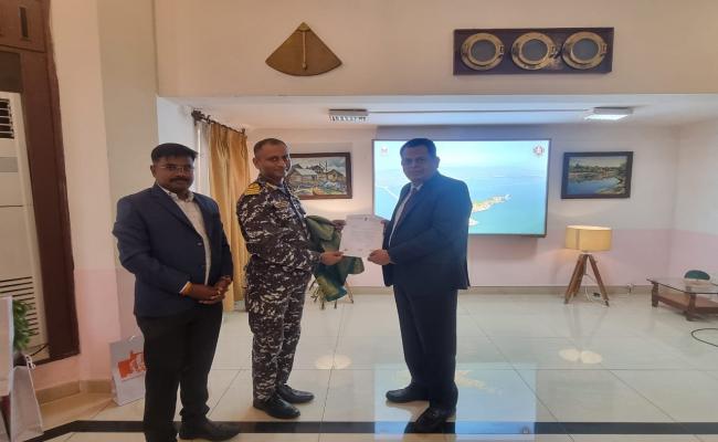 INDIAN NAVY HANDED OVER EX INS GULDAR TO MTDC