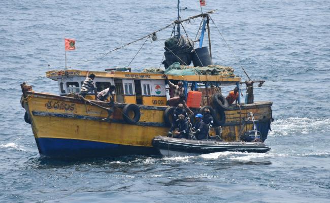 A Two - Day Coordinated Coastal Security Exercise " Sagar Kavach - 01/24 " for The State of Andhra Pradesh was Conducted on 10 - 11 July 2024