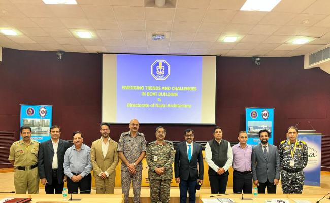 Maiden Seminar on “Emerging Trends Challenges in IN Boat Building” Under The Chairmanship of Rear Admiral M Bimal Kumar, ADG Warship Design Bureau WDB was Held on 12 July 2024