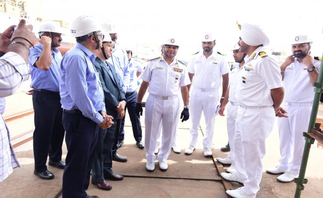 KEEL LAYING OF FOURTH EX-GSL NGOPV (YARD 1283)