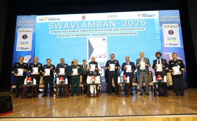 SWAVLAMBAN 2025 - 4TH EDITION OF THE INDIAN NAVY'S FLAGSHIP NAVAL INNOVATION AND INDIGENISATION ORGANISATION SEMINAR 