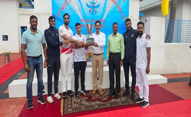 Congratulations to The Indian Navy Swimming Team for Lifting The Winners Trophy in 73rd Inter Services Swimming Championship Held at MEG and Centre