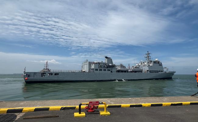 INS SANDHAYAK CONCLUDED A FRUITFUL MAIDEN VISIT TO SINGAPORE 