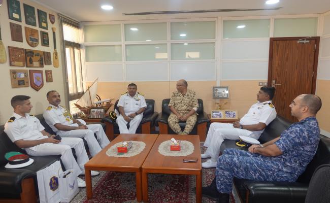 Indian Navy's First Training Squadron  Departs Manama, Bahrain