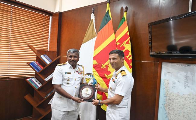 INDIAN NAVAL SHIP SAHYADRI AT COLOMBO, SRILANKA