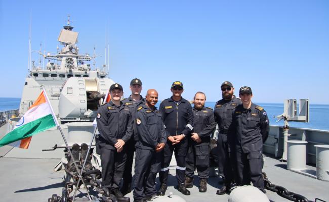 INS TARKASH UNDERTAKES PASSEX WITH ROYAL NEW ZEALAND NAVY SHIP HMNZS TE KAHA