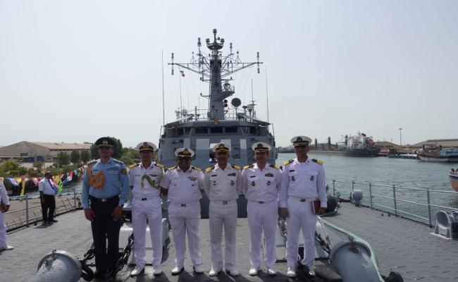 Indian Navy's First Training Squadron Visits Bander Abbas, Iran