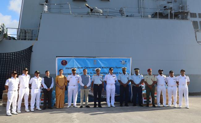 INS TEG ARRIVES AT PORT VICTORIA, SEYCHELLES