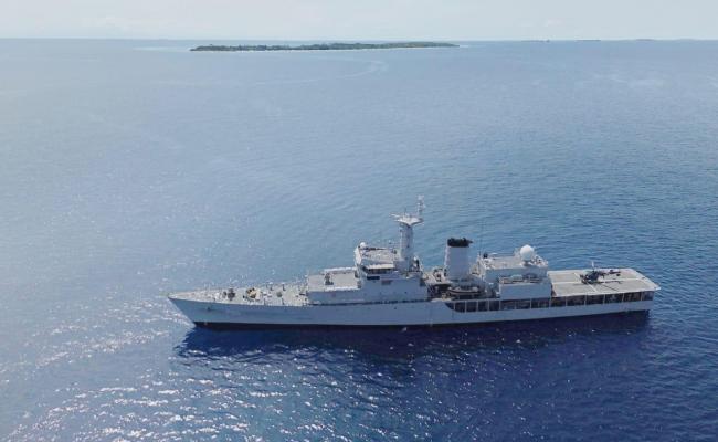 INS SHARDA ARRIVES MAAFILAAFUSHI, MALDIVES FOR HADR EXERCISE