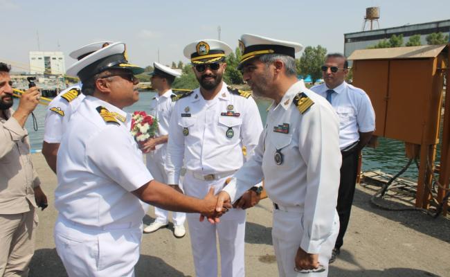 Indian Navy's First Training Squadron Visits Bander Abbas, Iran