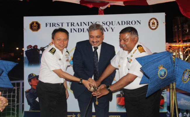 INDIAN NAVY'S FIRST TRAINING SQUADRON VISIT TO SINGAPORE