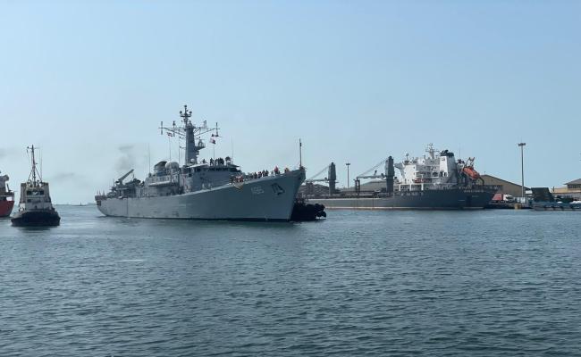 Indian Navy's First Training Squadron Visits Bander Abbas, Iran