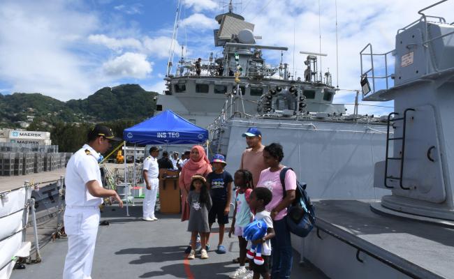 INS TEG CONCLUDES VISIT TO PORT VICTORIA, SEYCHELLES