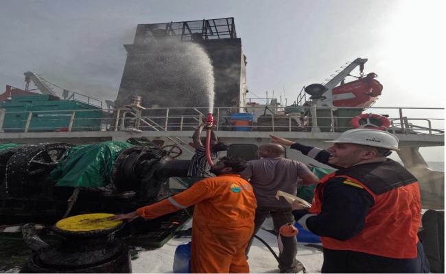 INDIAN NAVY LEADS CRITICAL FIREFIGHTING AND RESCUE OPERATIONS ON PALAU-FLAGGED TANKER MT YI CHENG 6