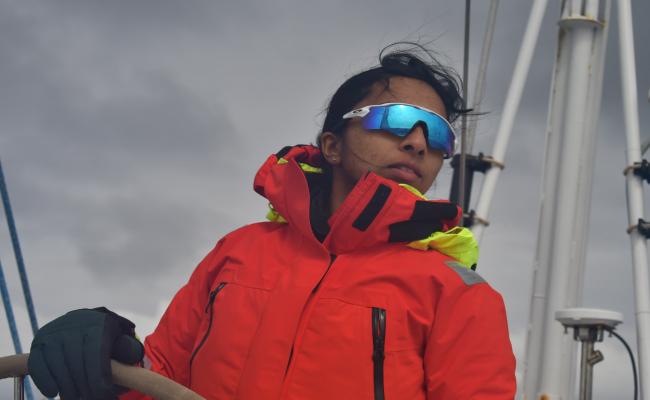 The Indian Navy is all set to welcome the triumphant crew of Navika Sagar Parikrama II on successful completion of circumnavigation of the Globe onboard Indian Naval Sailing Vessel Tarini.  Accomplishing this rare feat in double-handed mode, Lt Cdr Roopa A and Lt Cdr Dilna K are set to touch the shores of Goa on 29 May 2025. This extraordinary sailing expedition was flagged off from Naval Ocean Sailing Node, Goa on 02 Oct 24 (https://www.pib.gov.in/PressReleasePage.aspx?PRID=2061255).   The Flag-in ceremony