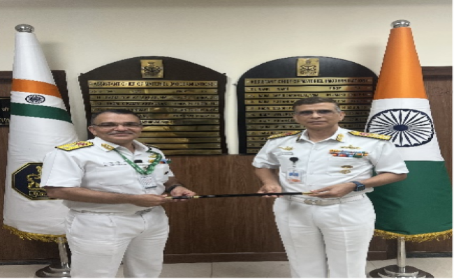 Rear Admiral Sanjay Adhana, VSM, Assumed Charge as ACOM (MOD), NHQ MoD,Delhi