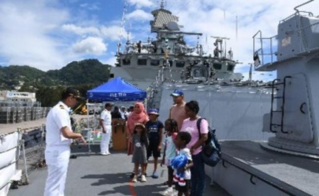 भा.नौ.पो. तेग ने पोर्ट विक्टोरिया, सेशेल्स की यात्रा समाप्त की