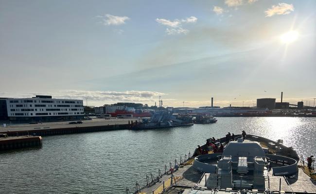 Indian Naval Ship Tabar Reaches Esbjerg, Denmark for a Two Day Visit