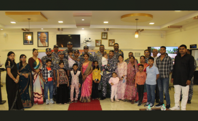 आभार समारोह भा.नौ.पो. वीरबाहु और मटेरियल ऑर्गनाइजेशन विजाग में आयोजित