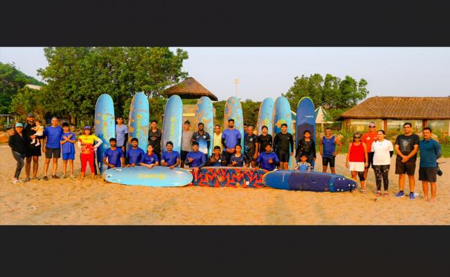 Surfing Thrills at Rushikonda