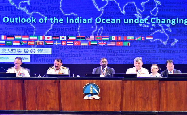 ADMIRAL DINESH K TRIPATHI, CNS SPEAKING AT 12TH GALLE DIALOGUE INTERNATIONAL MARITIME CONFERENCE IN COLOMBO