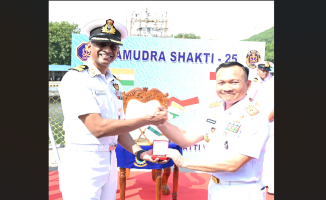 OPENING CEREMONY OF SAMUDRA SHAKTI ONBOARD INS KAVARATTI STRENGTHEN INDIA–INDONESIA NAVAL COOPERATION 
