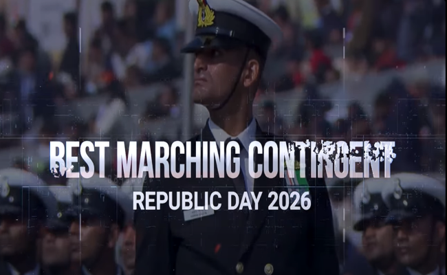 INDIAN NAVY BEST MARCHING CONTINGENT REPUBLIC DAY PARADE 2026