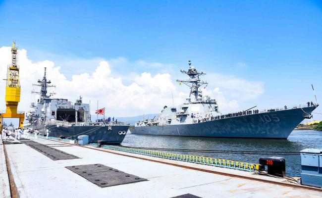 Indian Navy Extends a Warm Welcome to USS Dewey