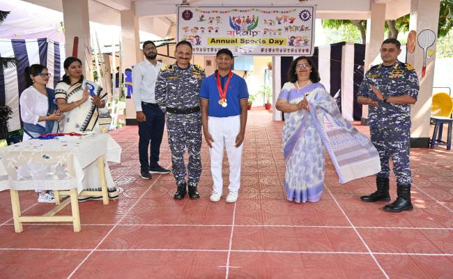 संकल्प, विशाखापट्टनम, पूर्वी नौसेना कमान द्वारा वार्षिक खेल दिवस का आयोजन