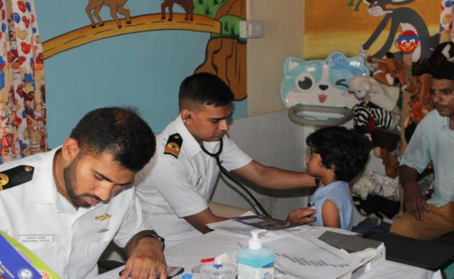 बालवाड़ी टीम द्वारा स्वास्थ्य शिविर