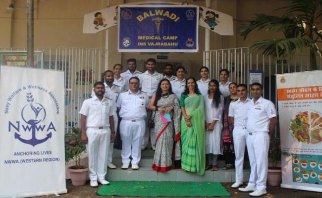 बालवाड़ी टीम द्वारा स्वास्थ्य शिविर