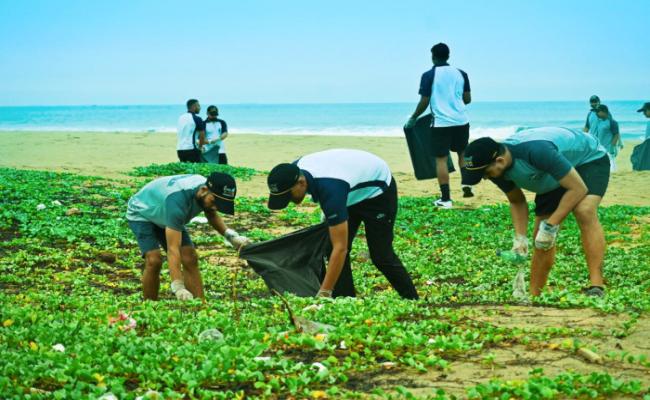 As a Precursor to The World Environment Day Activities of Eastern Naval Command, A Beach Clean Up Drive was Undertaken at Yarada Beach Visakhapatnam on 01 June 2024