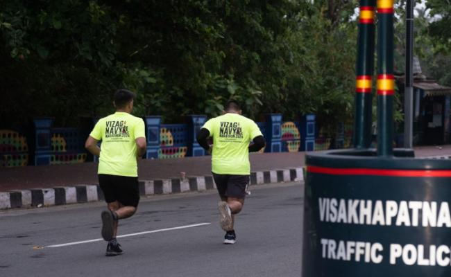 Vizag Navy Marathon - Promo Run