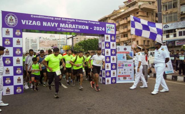 Vizag Navy Marathon - Promo Run