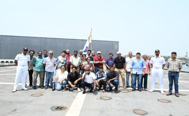 एन.सी.सी. उड़ान के साथ भा.नौ.पो. एकसिला ने पूर्वी नौसेना कमान के लिए एक असाधारण थिएटर नाटक "ओपी 1971 - बांग्लादेश का जन्म" का आयोजन किया