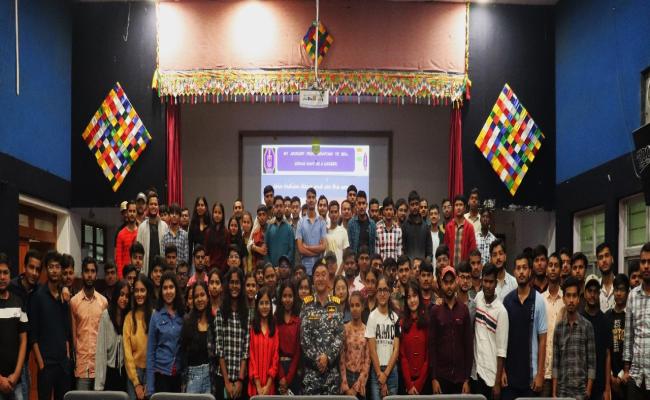 Surgeon Captain Marak Pertin of INHS Kalyani Visited National Institute of Technology NIT at Ravangla, Sikkim