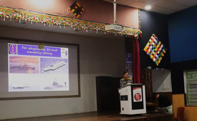 Surgeon Captain Marak Pertin of INHS Kalyani Visited National Institute of Technology NIT at Ravangla, Sikkim