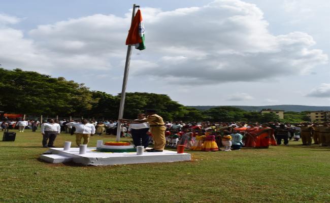 Independence Day celebrations at various units of the Sunrise Command.
