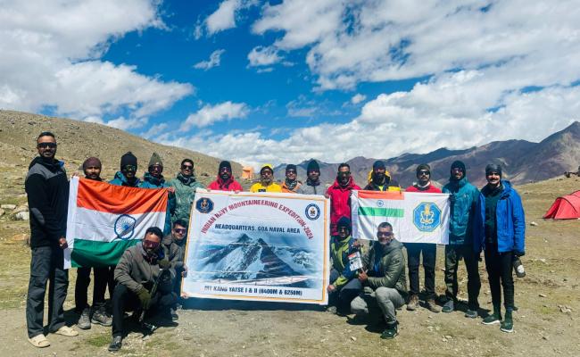 18 India Navy Personnel from WNC Embarked on a Mountaineering Expedition
