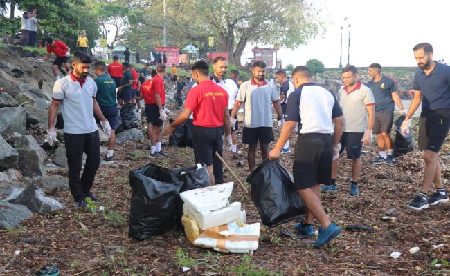 International Coastal Clean-up Day 2024 at Southern Naval Command