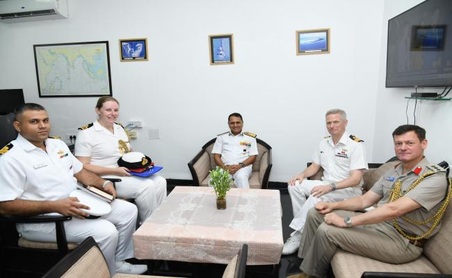 British High Commission in New Delhi, Interacted with Radm Vidyadhar Harke, CSO (OPS), HQWNC on 26 Sep
