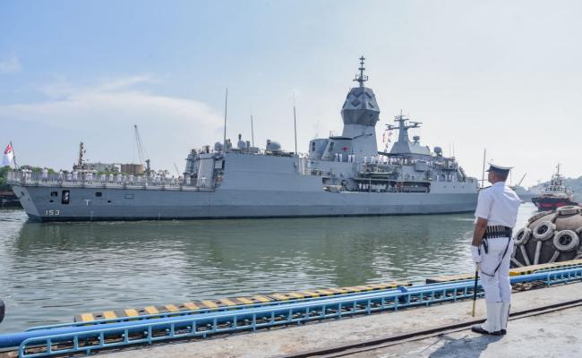 Indian Navy Extends a Hearty Welcome to HMAS Stuart of The Royal Australian Navy 