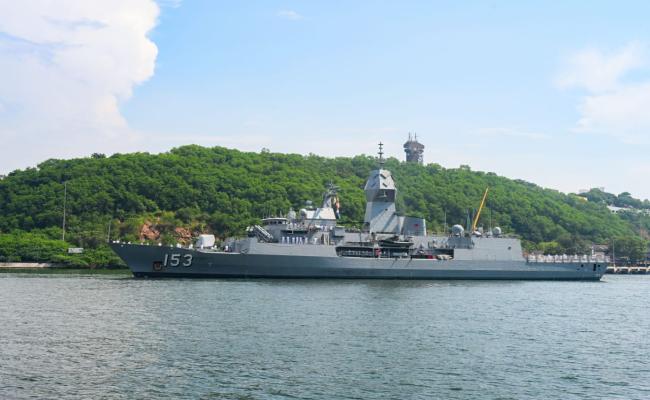Indian Navy Extends a Hearty Welcome to HMAS Stuart of The Royal Australian Navy 