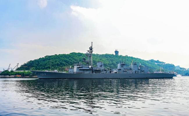 Indian Navy Extends a Warm Welcome to JS Ariake