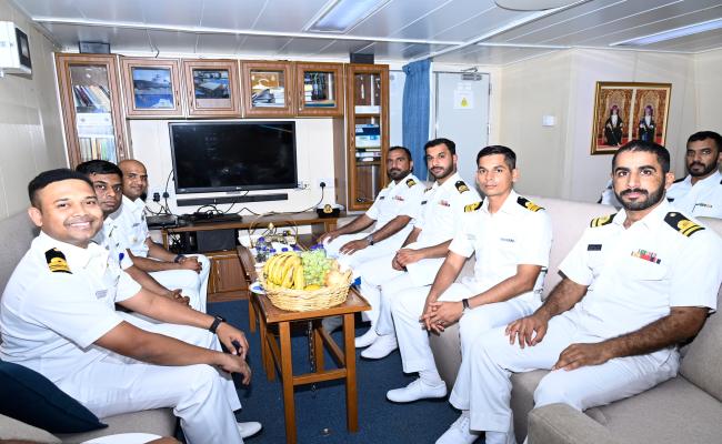 Visit of Royal Navy of Oman Ship Al Seeb to Kochi