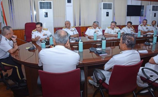 Gen. Yoshihide Yoshida, Chief of Staff, Joint Staff, Japan, was Briefed on Various Aspects of The Command at HQENC, Visakhapatnam